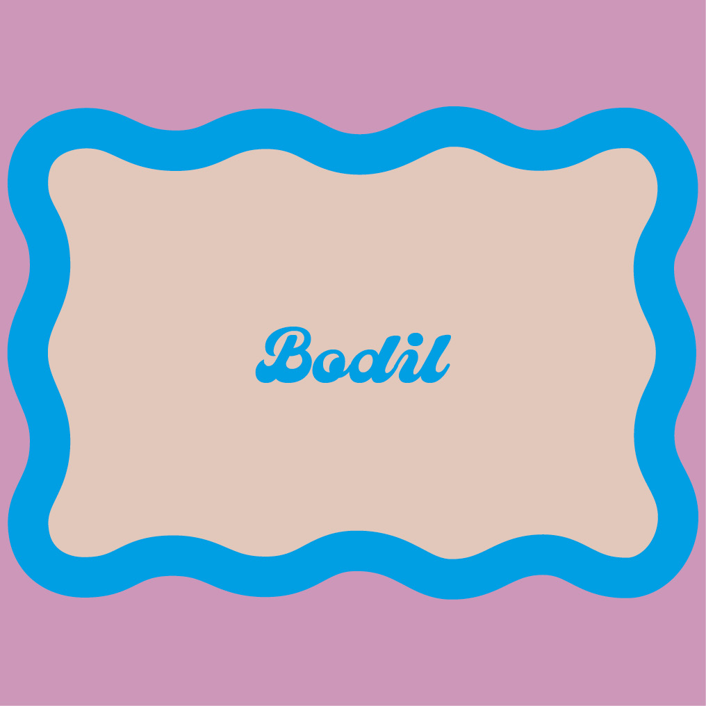 Bordkort - Bodil Konfirmation Bordkort